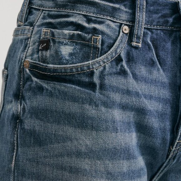 Vici High Rise Distressed Flare Jeans 90s Style - Picture 6 of 7